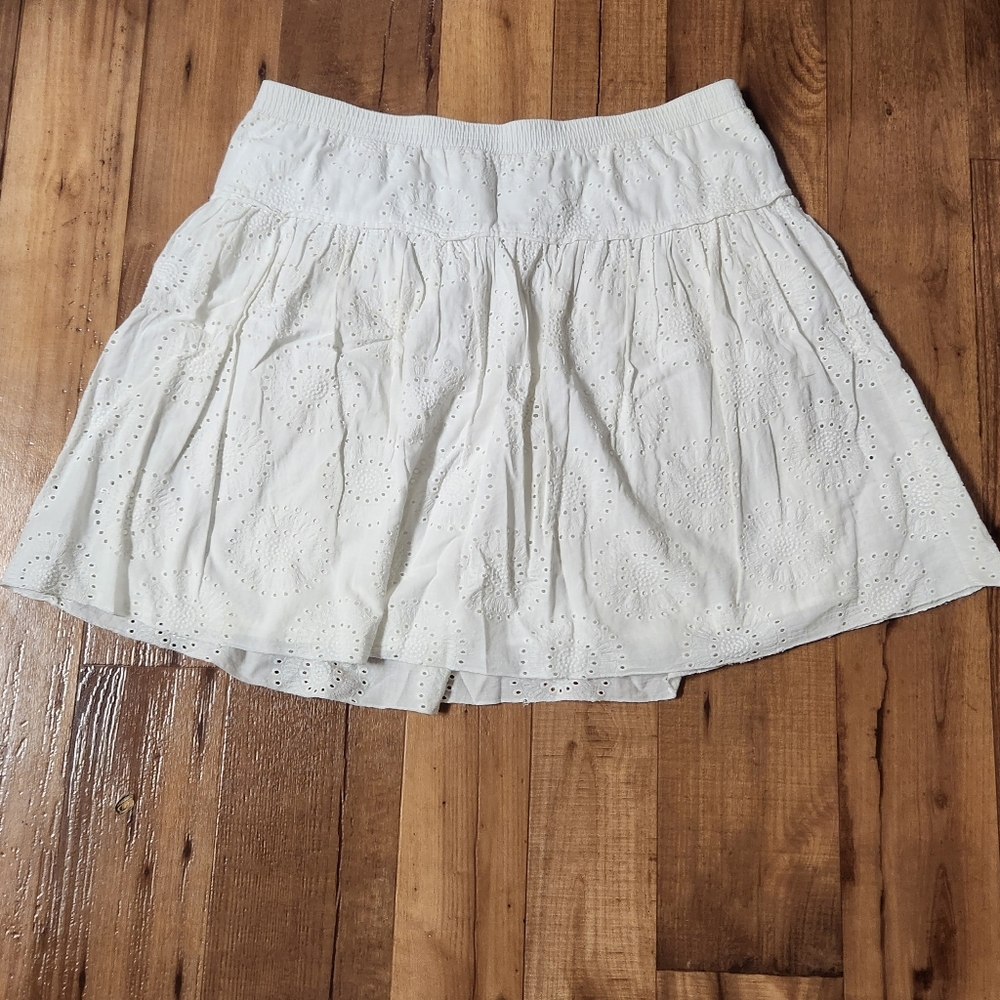 Old Navy White Pull On Skirt Size Large